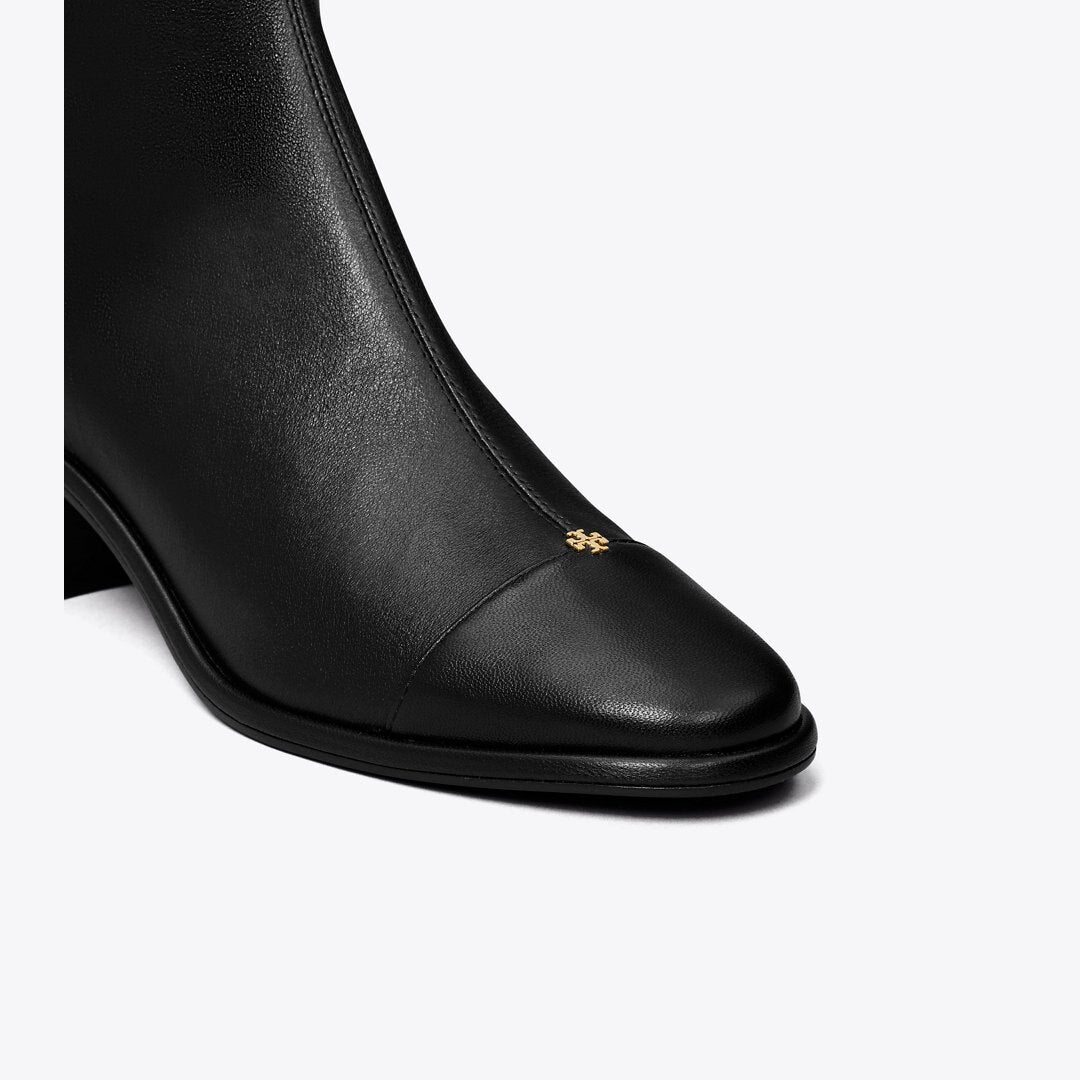 Tory Burch Cap-Toe Knee-High Boot PERFECT BLACK