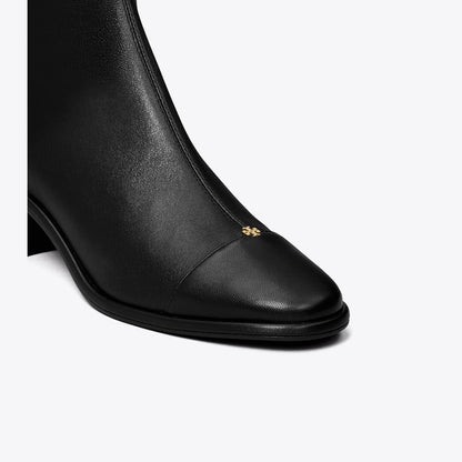 Tory Burch Cap-Toe Knee-High Boot PERFECT BLACK