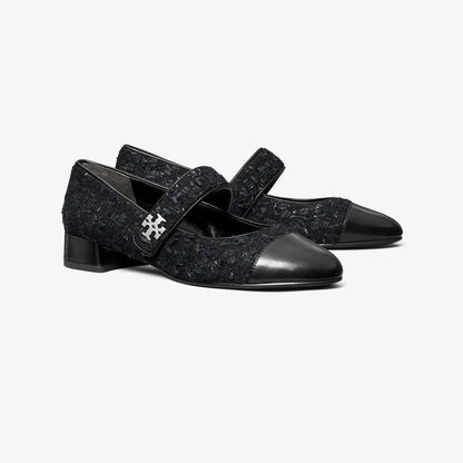 Tory Burch Cap-Toe Mary Jane MIDNIGHT NAVY / PERFECT BLACK