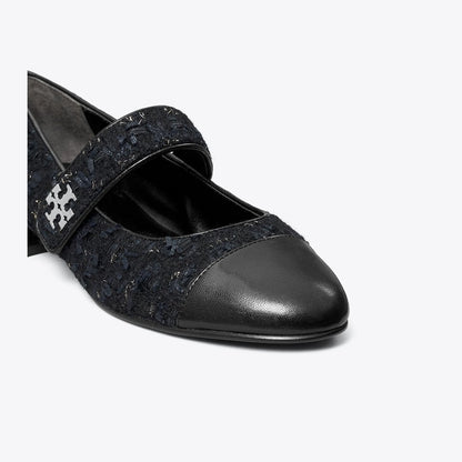 Tory Burch Cap-Toe Mary Jane MIDNIGHT NAVY / PERFECT BLACK