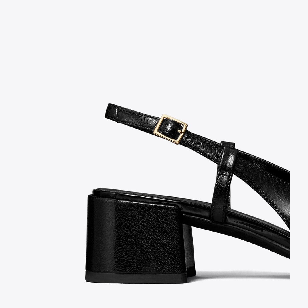 Tory Burch Cap-Toe Slingback PERFECT BLACK / PERFECT BLACK