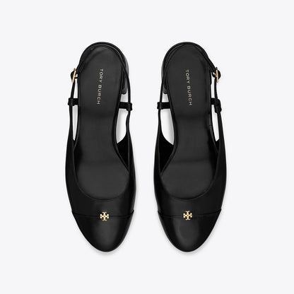 Tory Burch Cap-Toe Slingback PERFECT BLACK / PERFECT BLACK