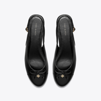 Tory Burch Cap-Toe Slingback PERFECT BLACK / PERFECT BLACK