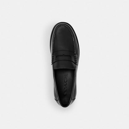 Coach Reagan Penny Loafer Black