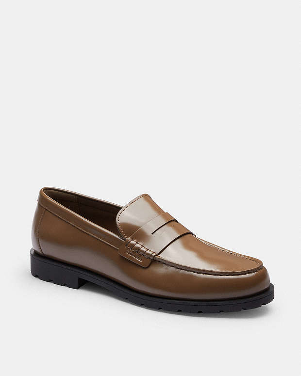 Reagan Penny Loafer Dark Stone Dark Stone