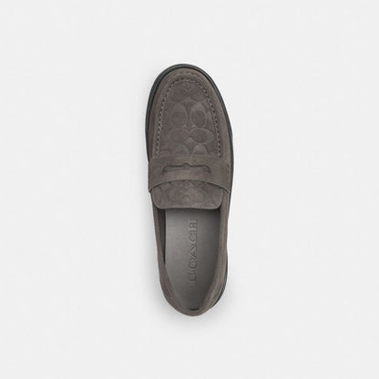 Coach Hybrid Loafer With Signature Print Charcoal