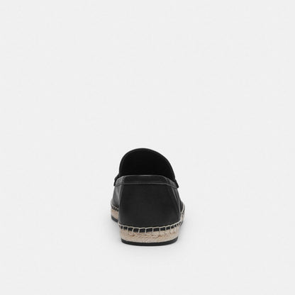 Coach Loafer Espadrille Black
