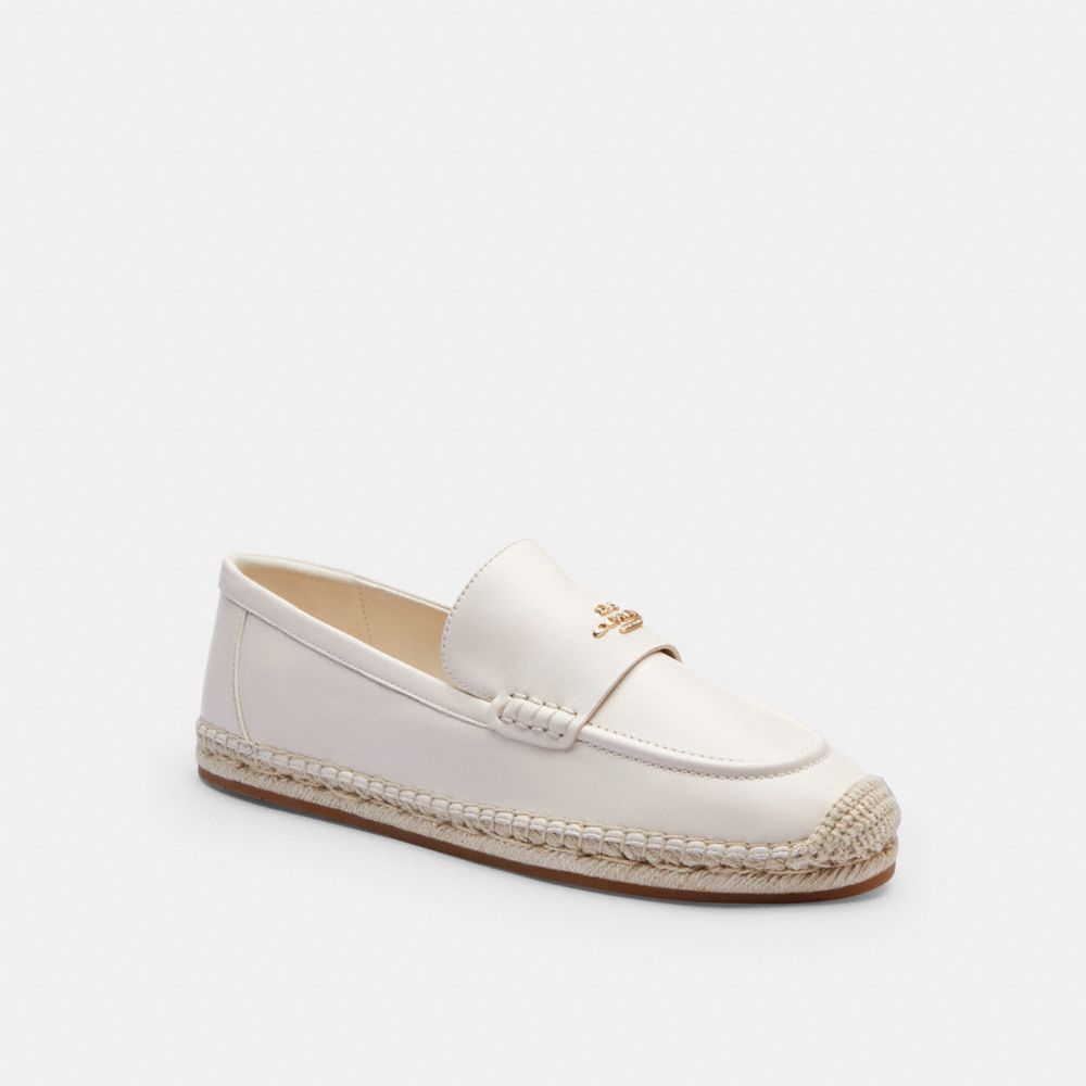 Coach Loafer Espadrille Chalk