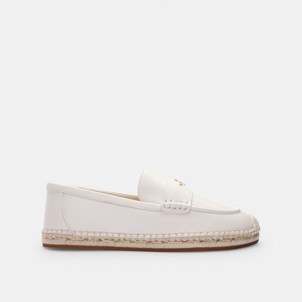 Coach Loafer Espadrille Chalk