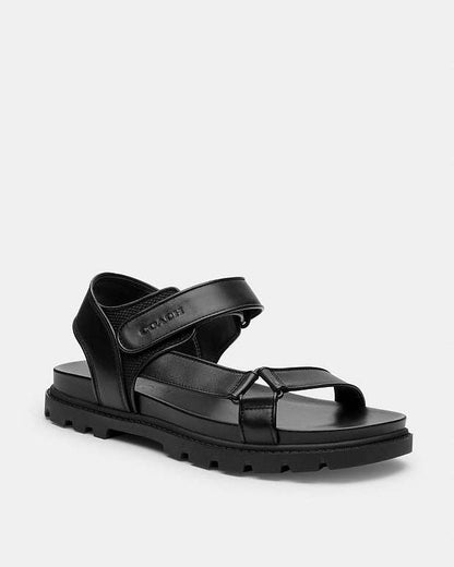 Sport Sandal Leather-Black Leather-Black
