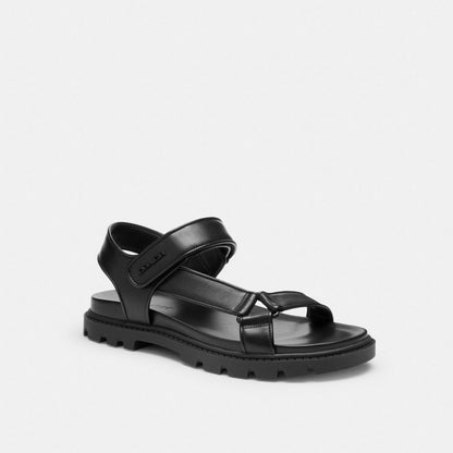 Coach Sport Sandal Black