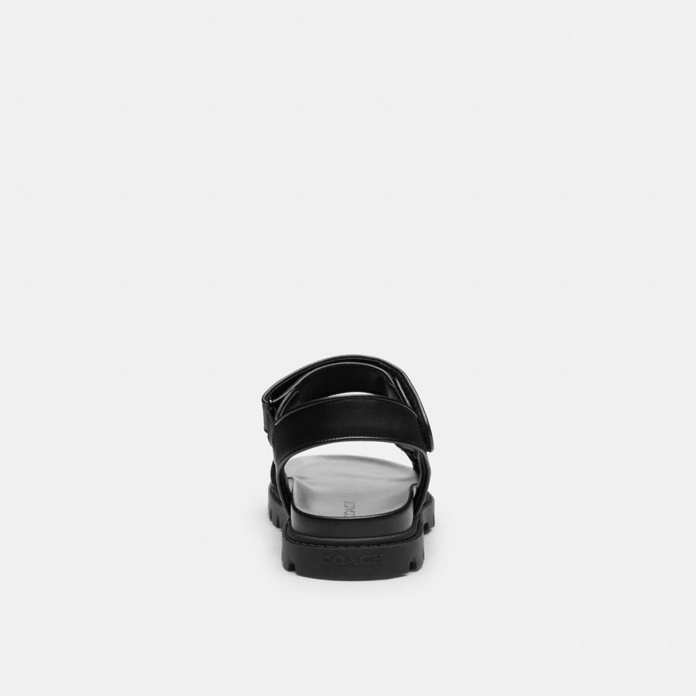 Coach Sport Sandal Black