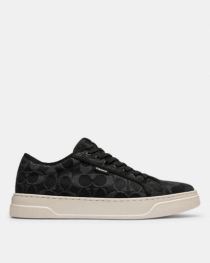 Sneaker In Signature Denim Black Black