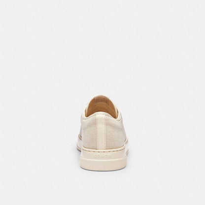 Men's Coach Canvas Sneaker In Signature Jacquard Chalk