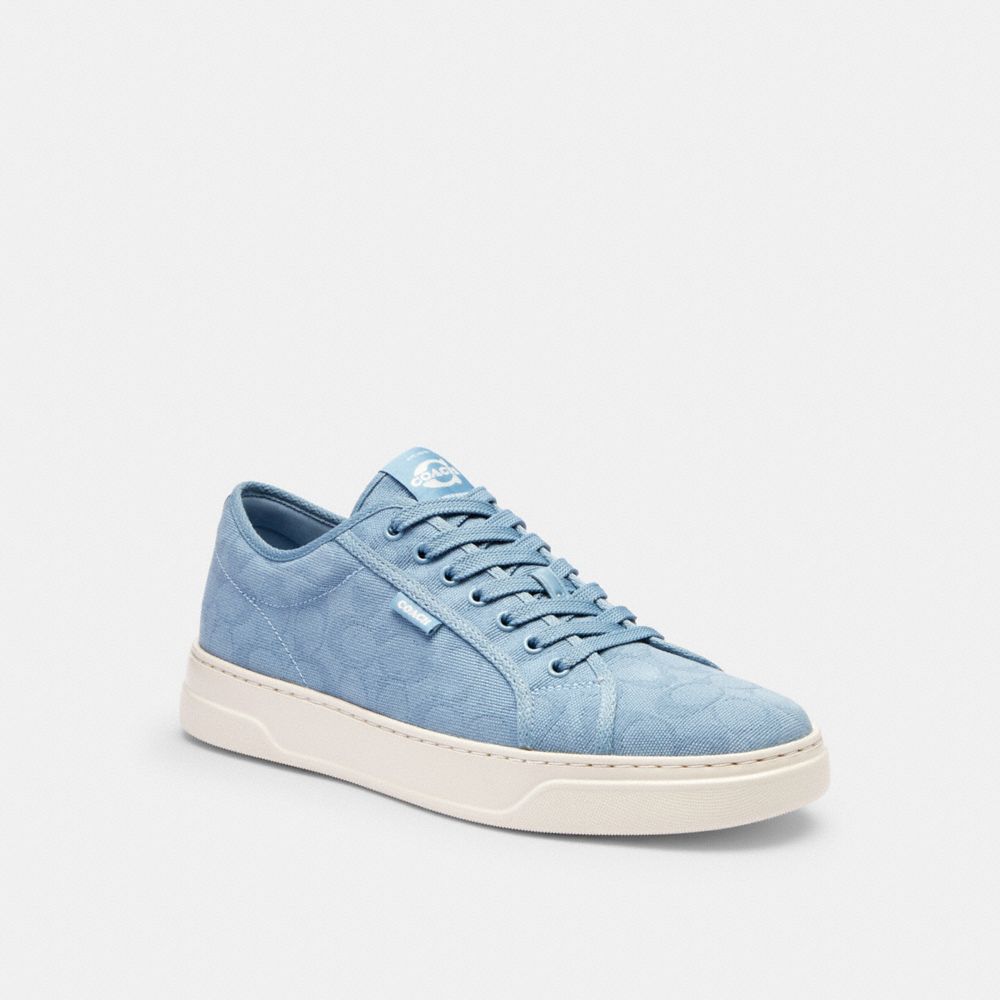 Coach Sneaker In Signature Jacquard Bluebell