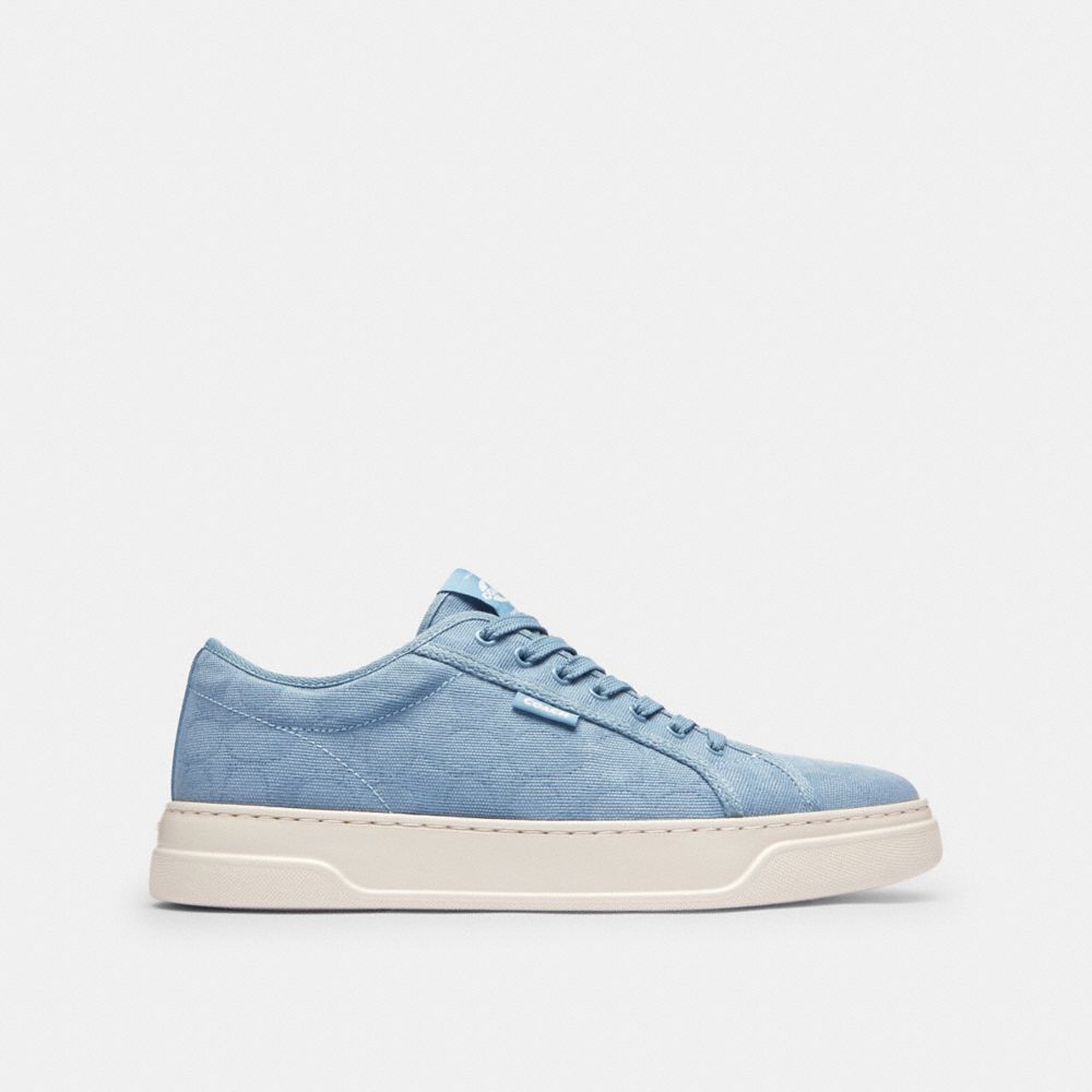 Coach Sneaker In Signature Jacquard Bluebell