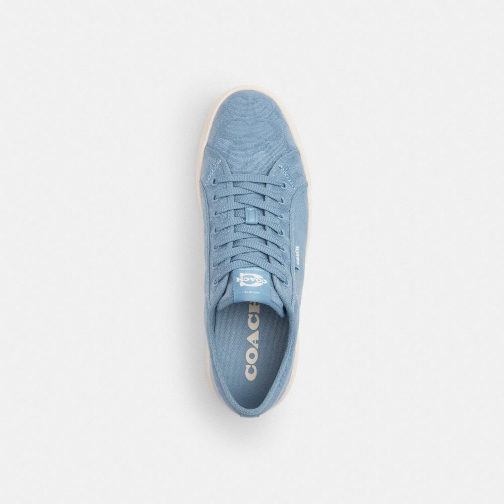 Coach Sneaker In Signature Jacquard Bluebell