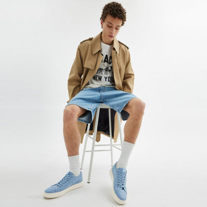 Coach Sneaker In Signature Jacquard Bluebell