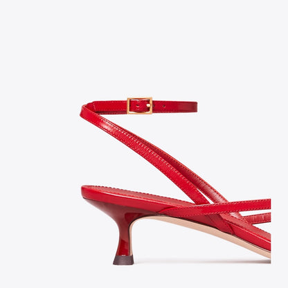 Tory Burch Capri Low Heel Sandal TORY RED