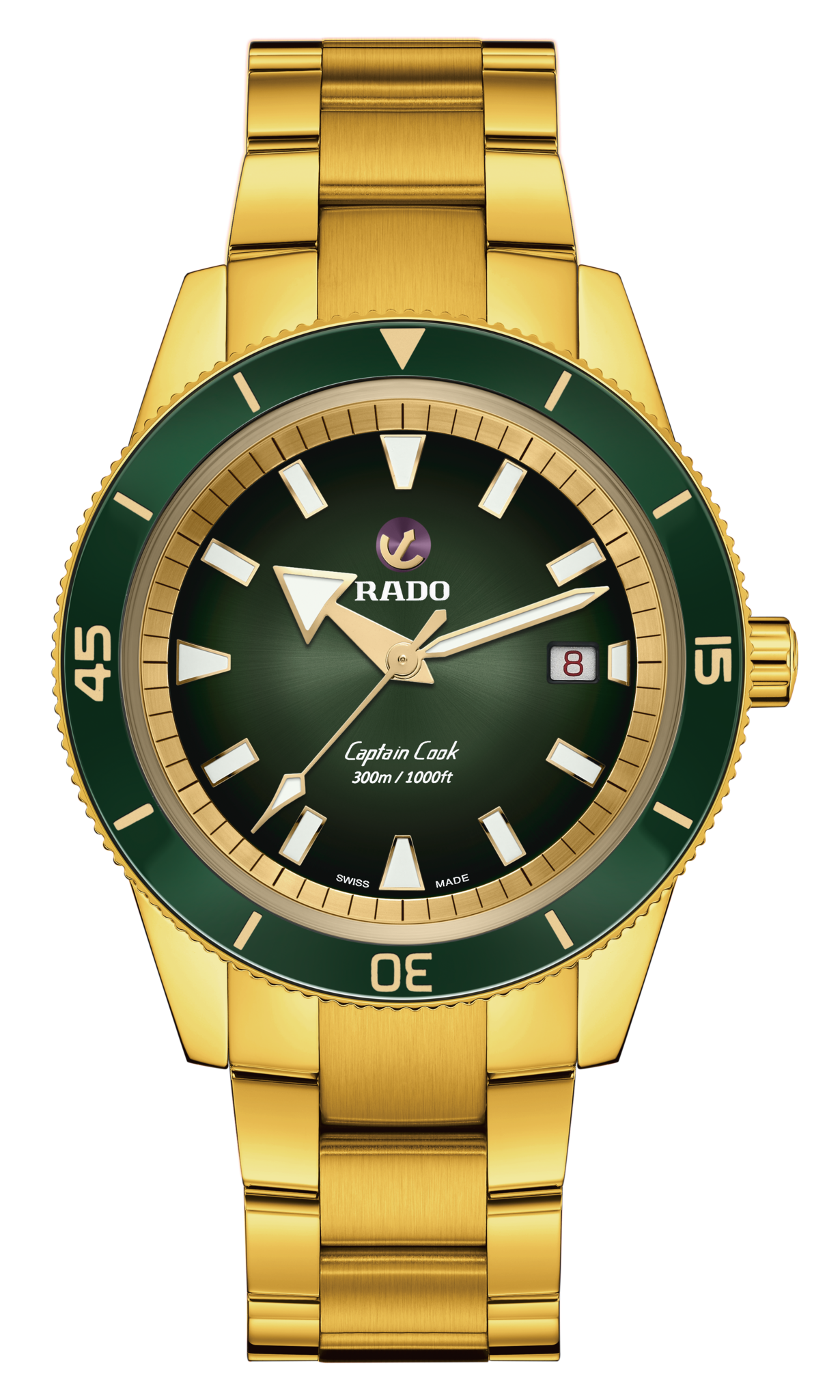 Rado Captain Cook Automatic Green r32136323