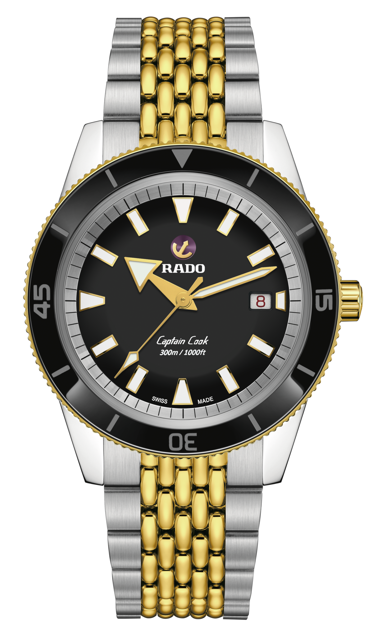 Seiko Rado Captain Cook Automatic Black r32138153