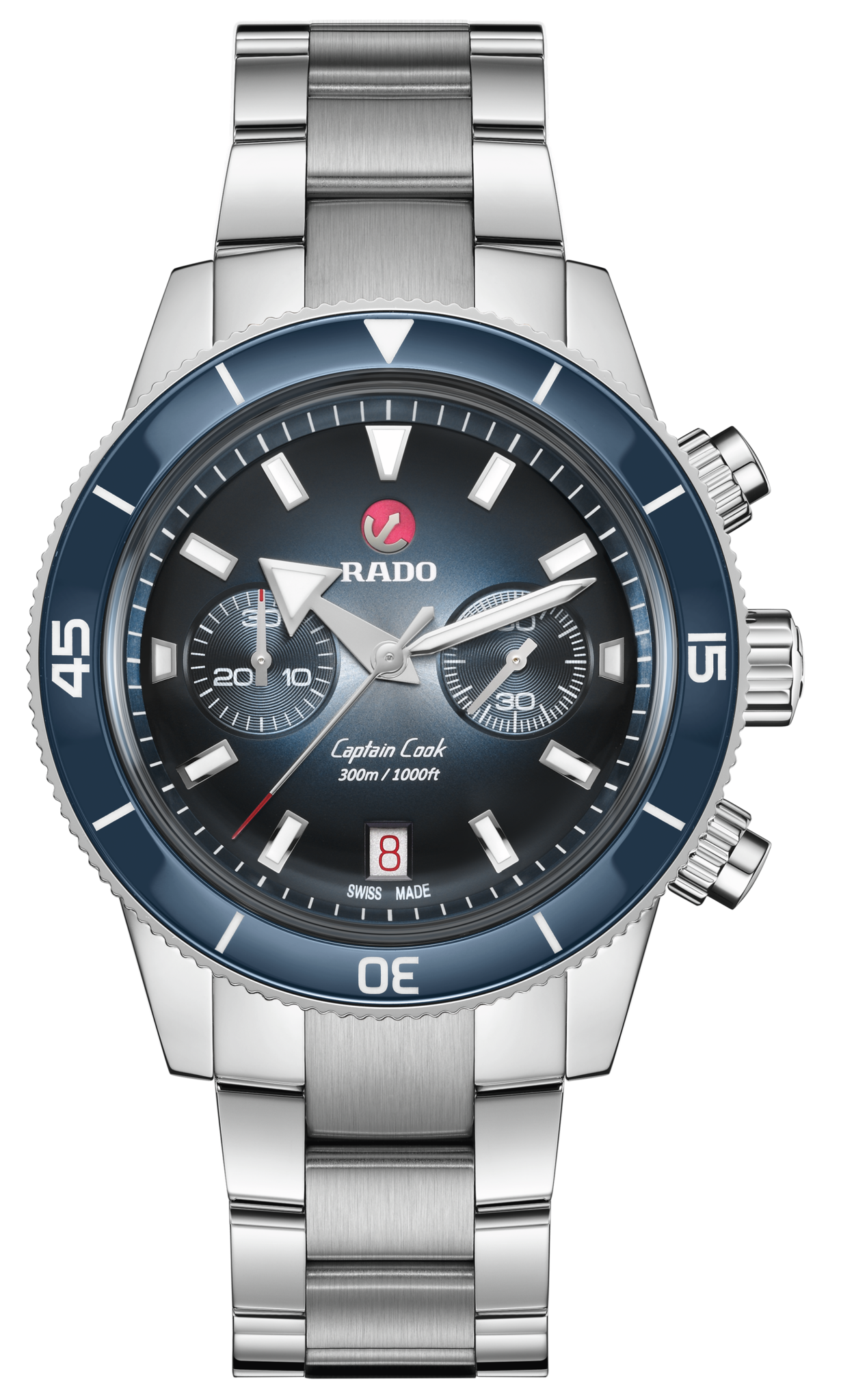 Seiko Rado Captain Cook Automatic Chronograph Blue r32145208