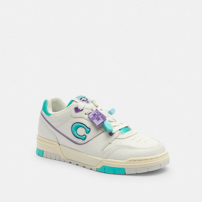 Women's Coach 90s Pack Soho Sneaker With Charms Optic White Teal