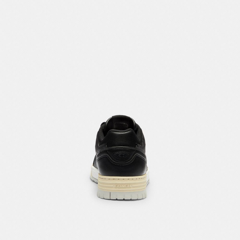 Coach Soho Sneaker In Signature Canvas Charcoal Black