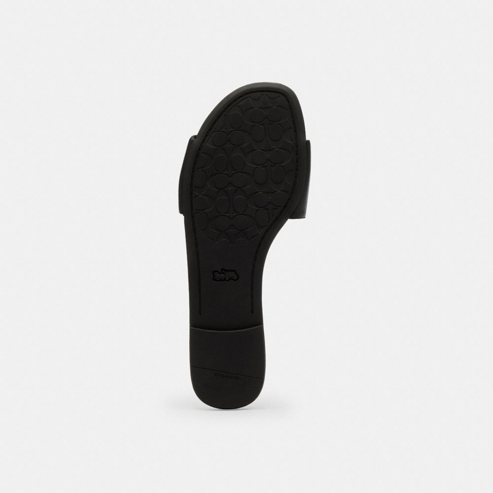 Coach Slide Sandal Black