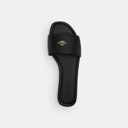 Coach Slide Sandal Black