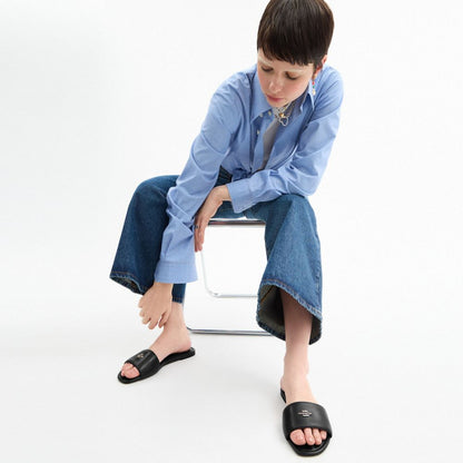 Coach Slide Sandal Black