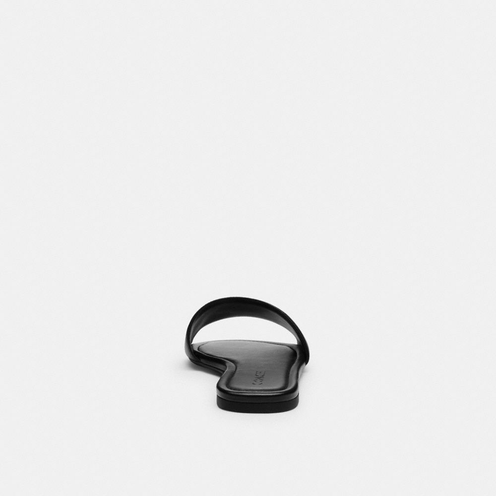 Coach Slide Sandal Black