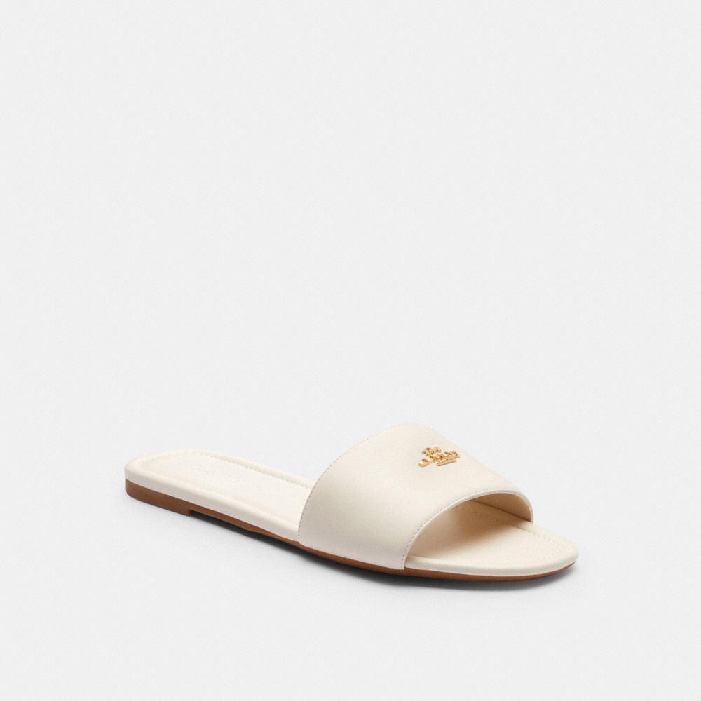 Coach Slide Sandal Chalk