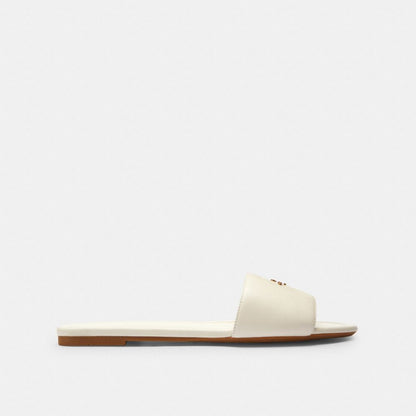 Coach Slide Sandal Chalk