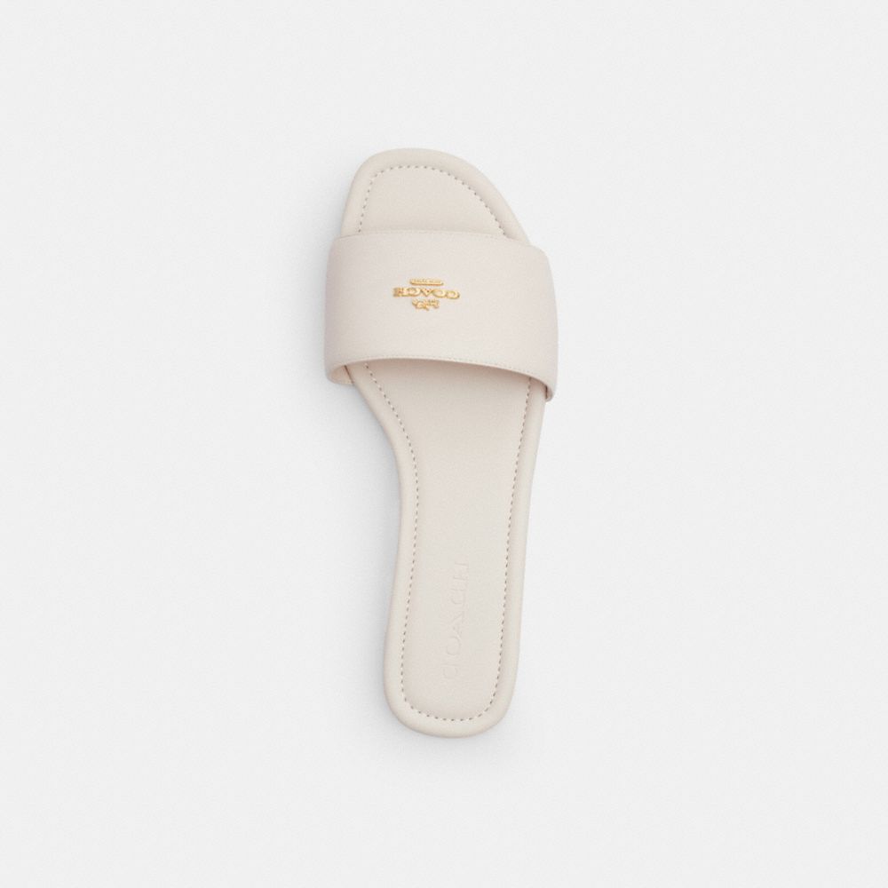 Coach Slide Sandal Chalk