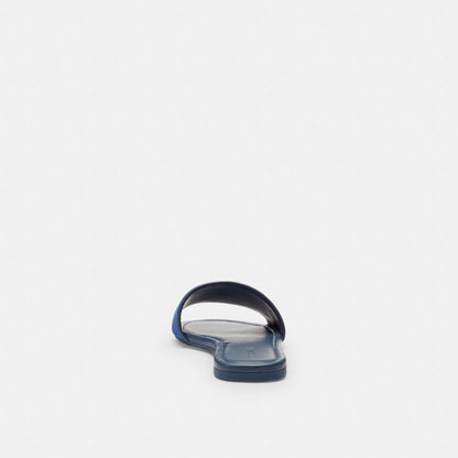 Coach Slide Sandal Denim