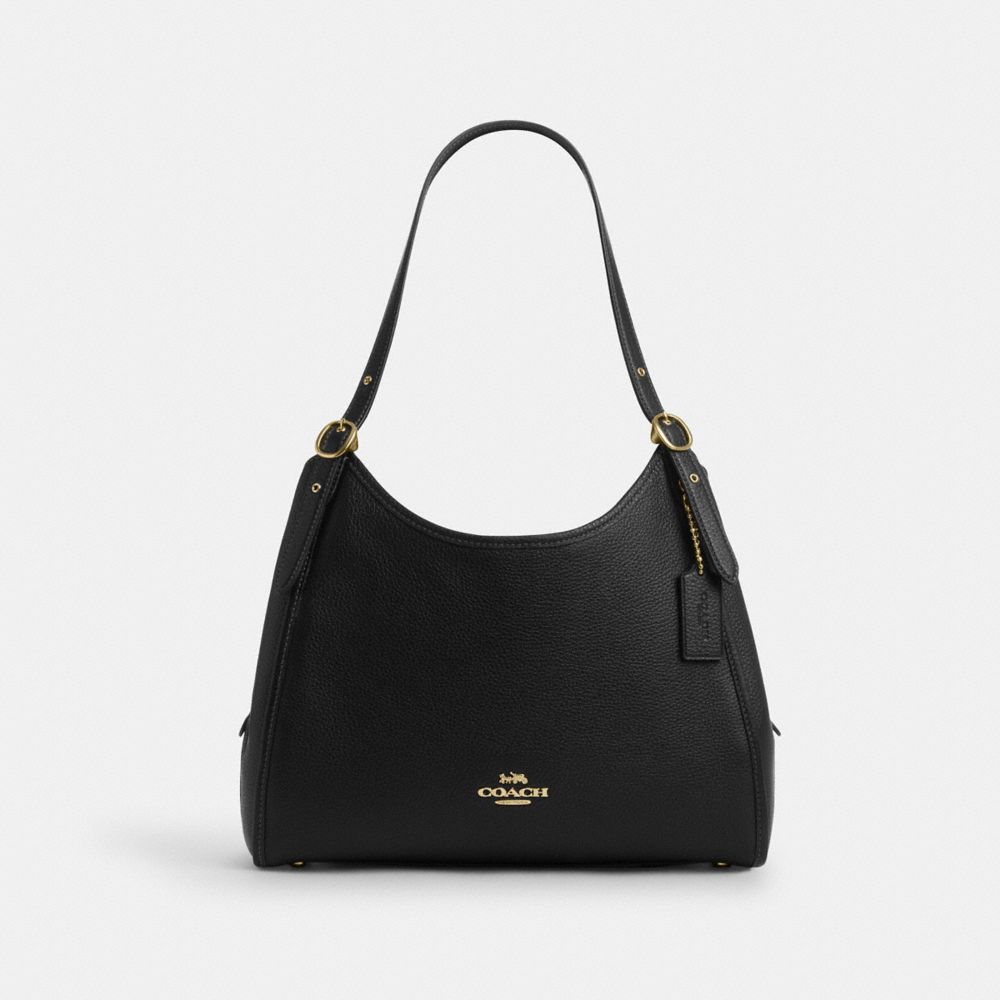 Coach Erin Shoulder Bag Gold/Black