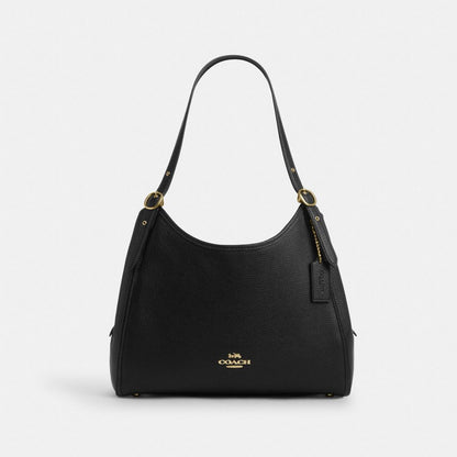 Coach Erin Shoulder Bag Gold/Black