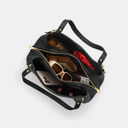 Coach Erin Shoulder Bag Gold/Black