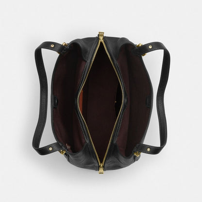 Coach Erin Shoulder Bag Gold/Black