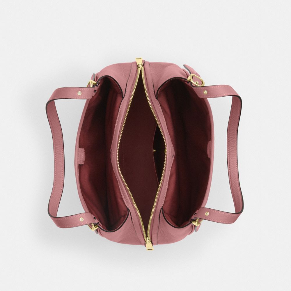 Coach Erin Shoulder Bag Gold Peony