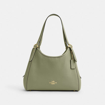 Coach Erin Shoulder Bag Gold Pistachio