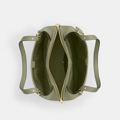 Coach Erin Shoulder Bag Gold Pistachio
