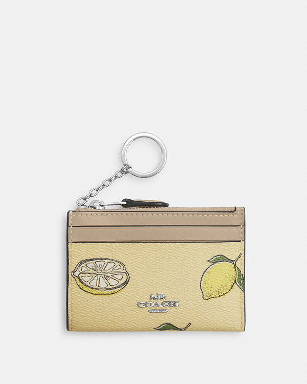 Mini Skinny Id Case With Lemon Print Sv-Garden Glade Multi Sv-Garden Glade Multi