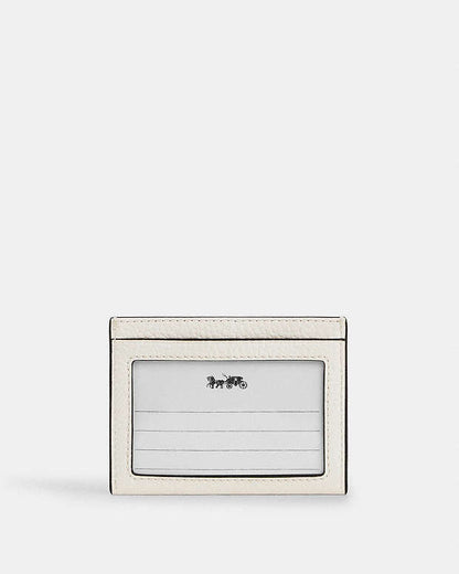 Slim Id Card Case With Strawberry Graphic Gold-Chalk Multi Gold-Chalk Multi