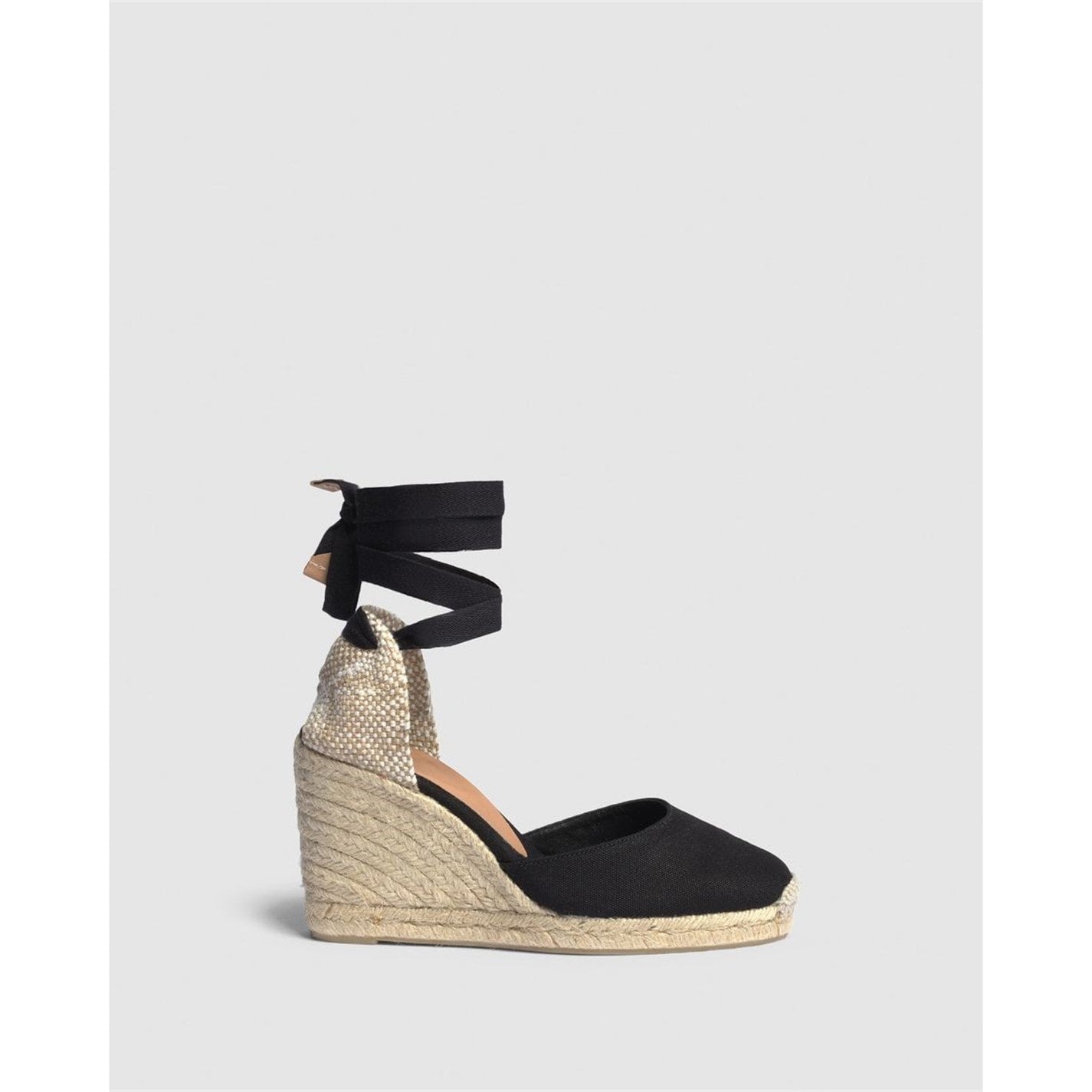  Carina Wedge Sandals Black 100
