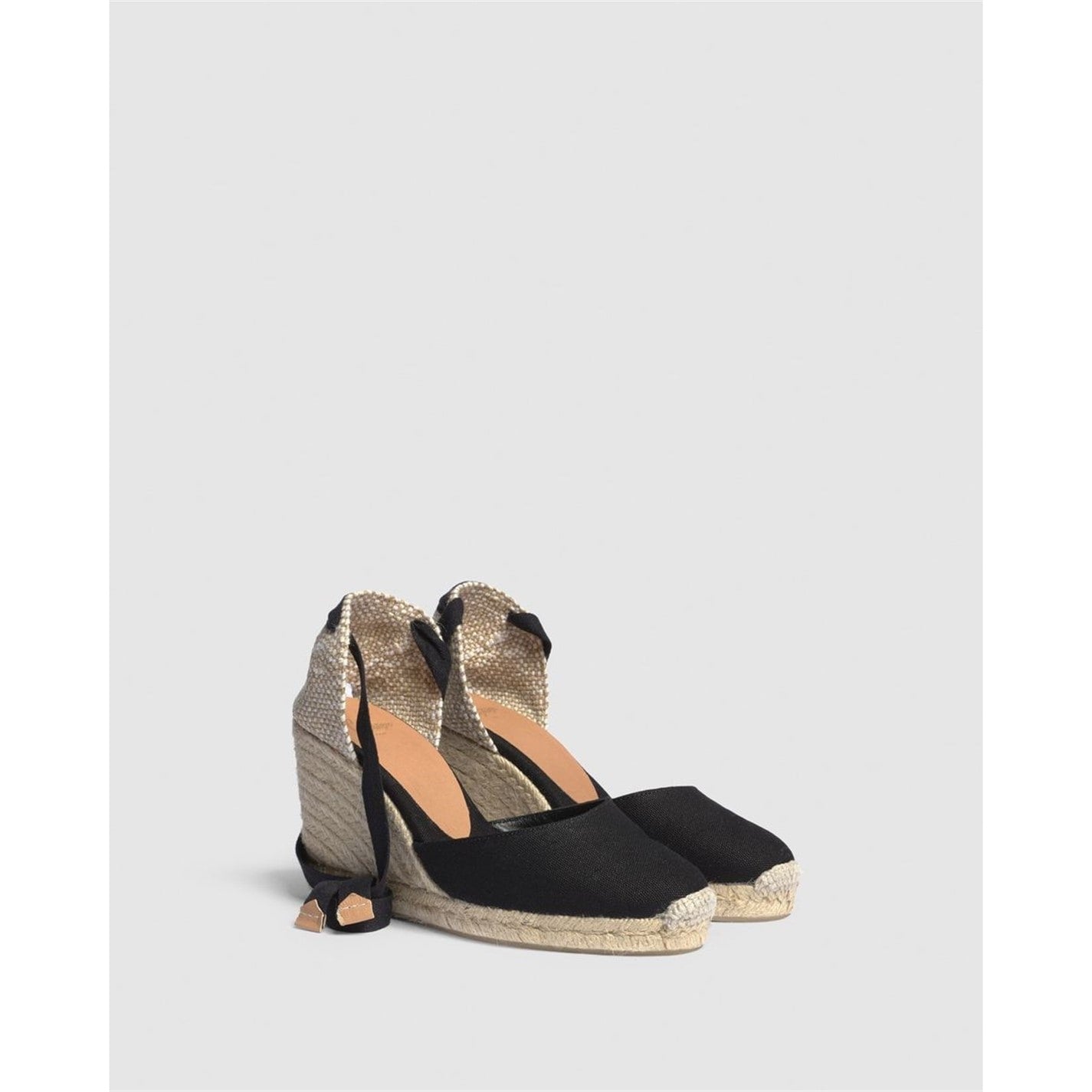  Carina Wedge Sandals Black 100
