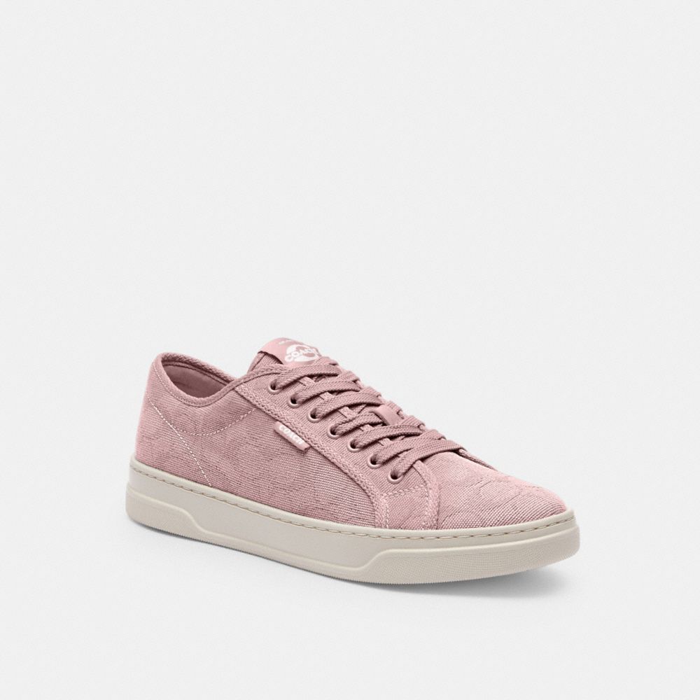 Coach Canvas Sneaker Carnation Chalk