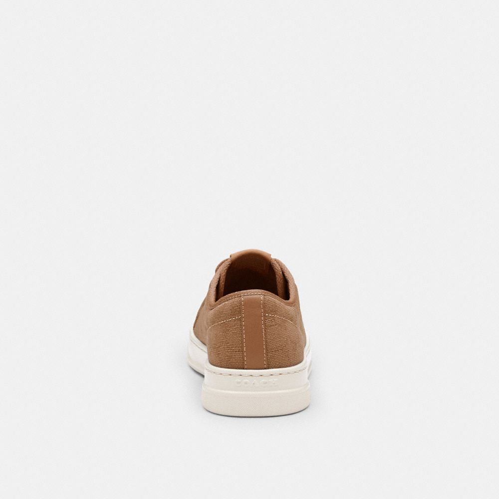 Women's Coach Canvas Sneaker Taupe