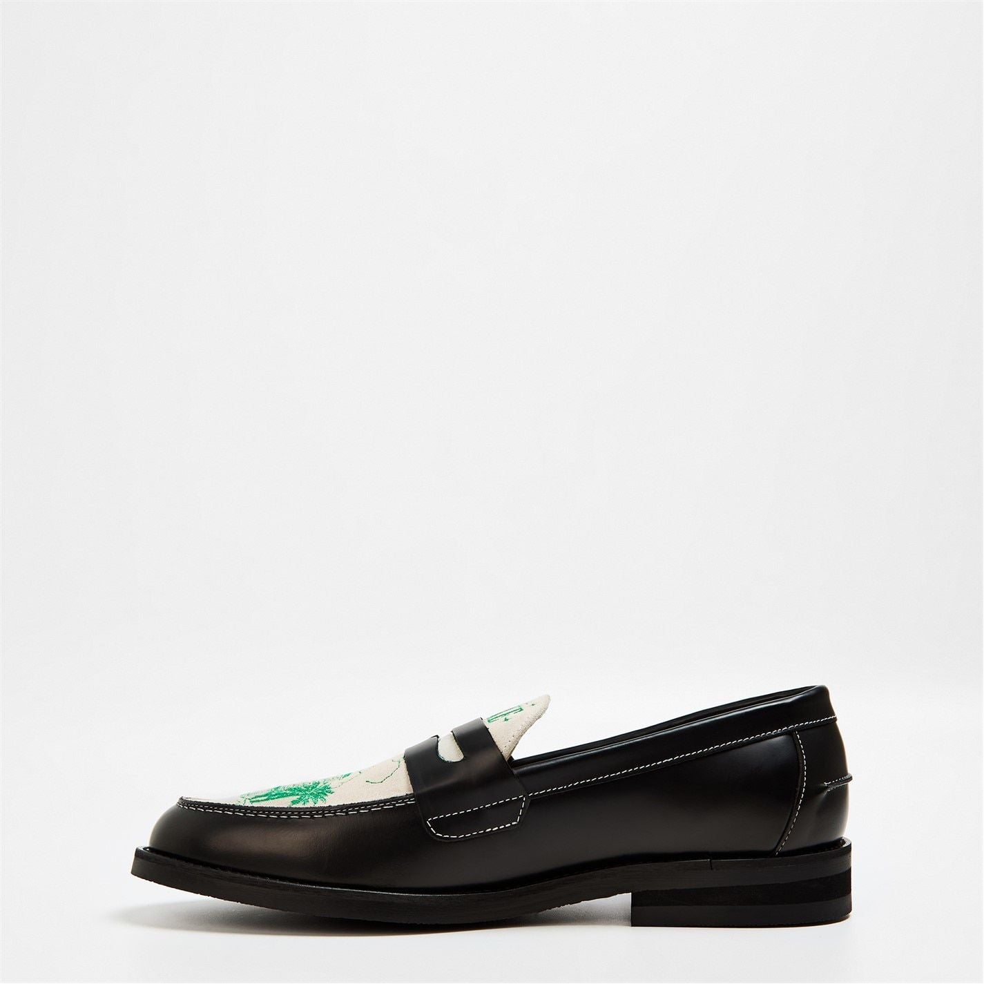  Casa Duke Penny Loafers Black